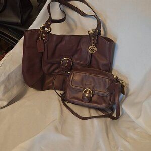 Coach Campbell Camera Bag and Tote Oxblood/Burgundy - EXC!!